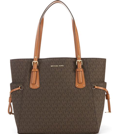 michael kors voyager logo color block tote|Michael Kors voyager tote merlot.